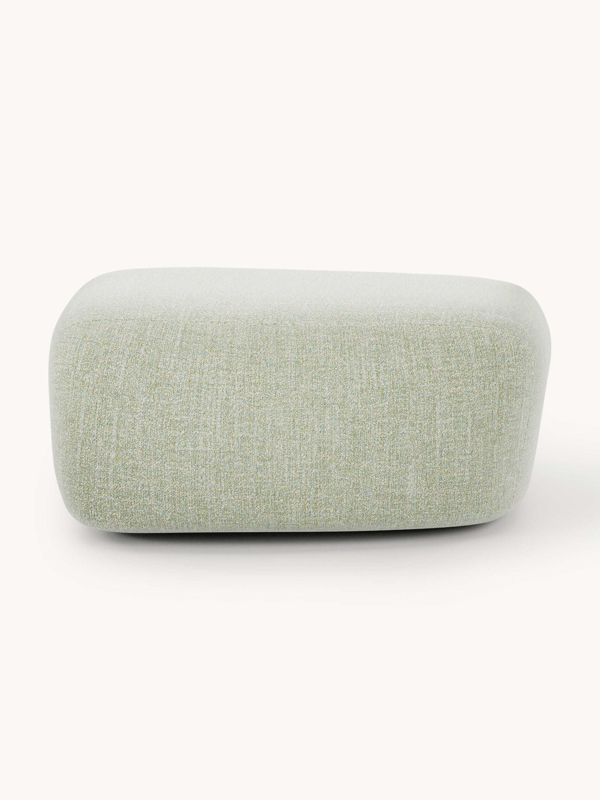 Großer Bouclé-Sofa-Hocker Wolke