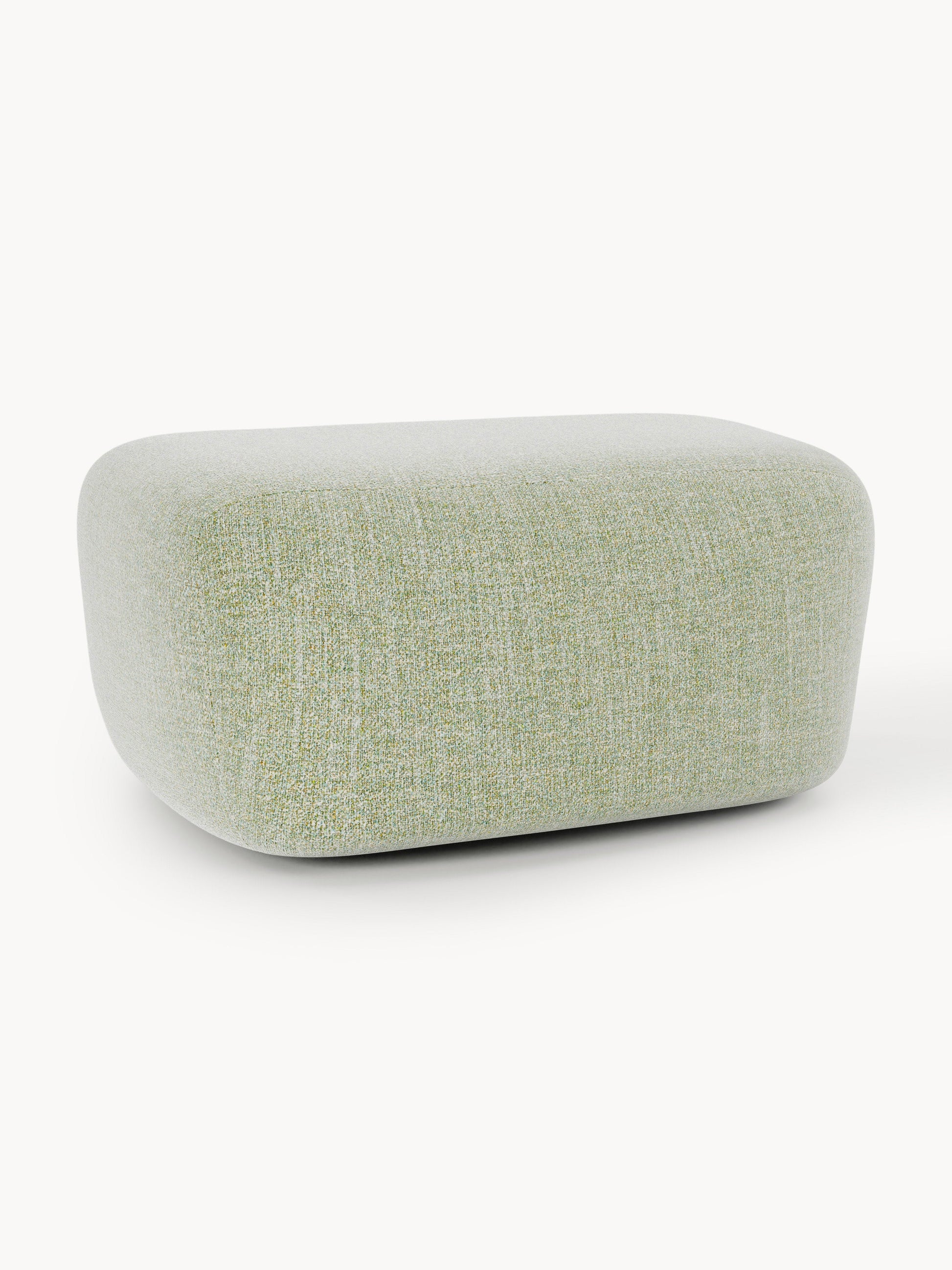 Galeriebild 1 - Großer Bouclé-Sofa-Hocker Wolke