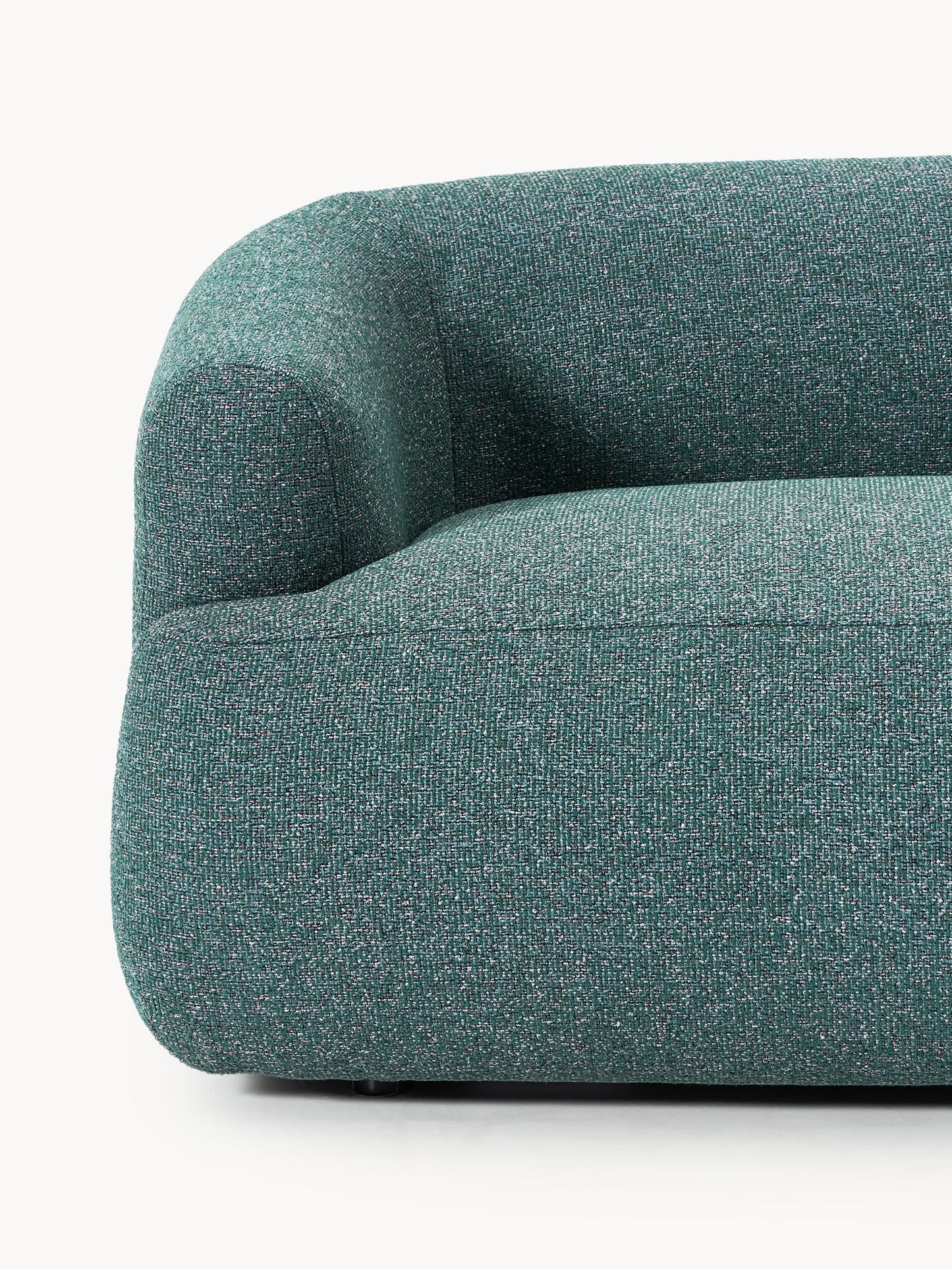 Modulares Bouclé-Ecksofa Sofia (4-Sitzer)
