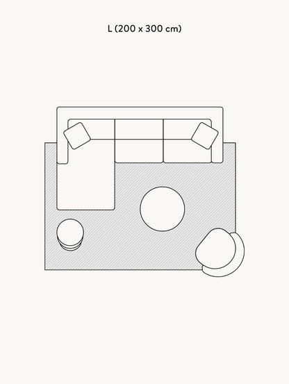Handgewebter Viskose-Teppich Jane