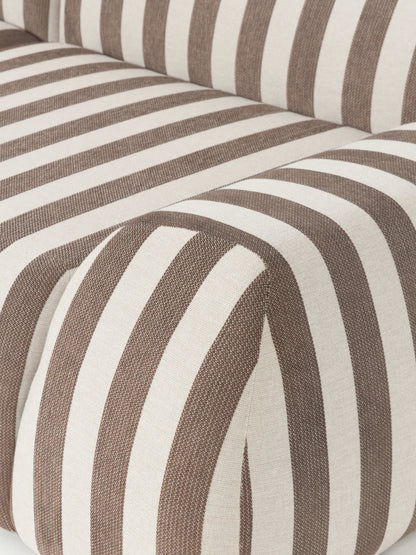 Modulares Gestreiftes Sofa Wolke (4-Sitzer)