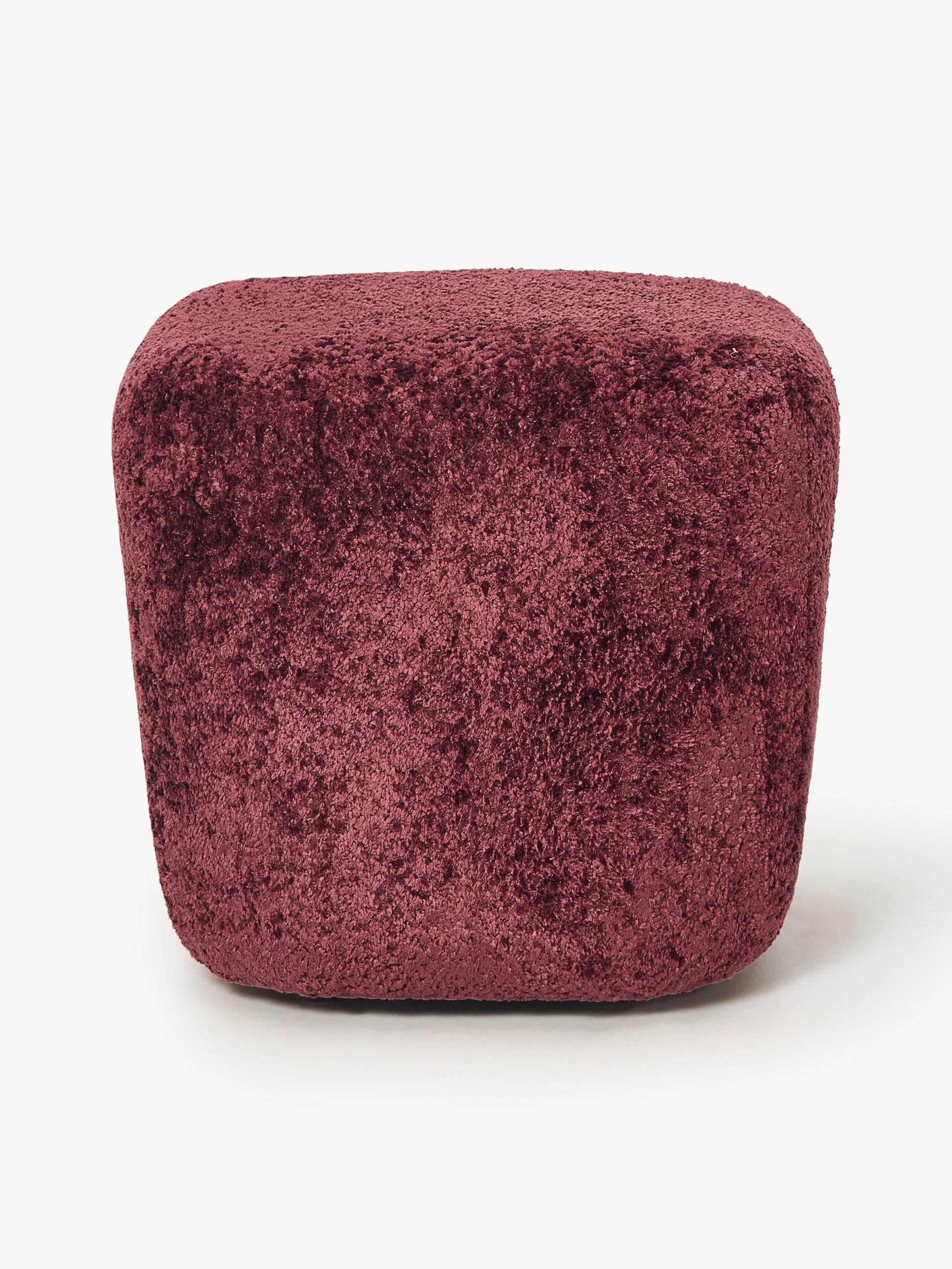Hohe Ottomane Wolke aus Teddy-Bouclé