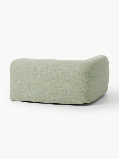 Rundes Bouclé-Eckmodul Wolke