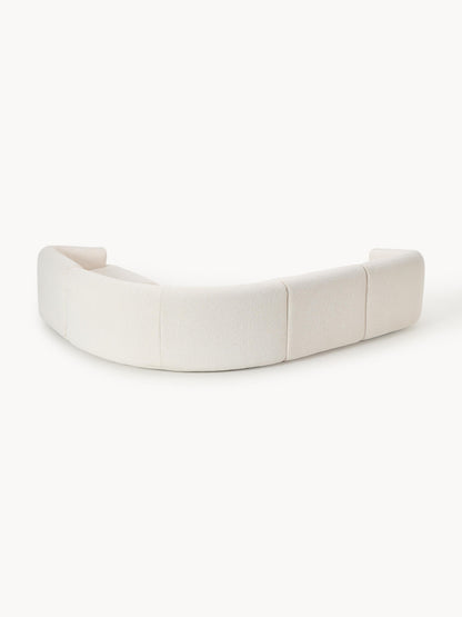 Modulares Bouclé-Ecksofa Sofia (4-Sitzer)