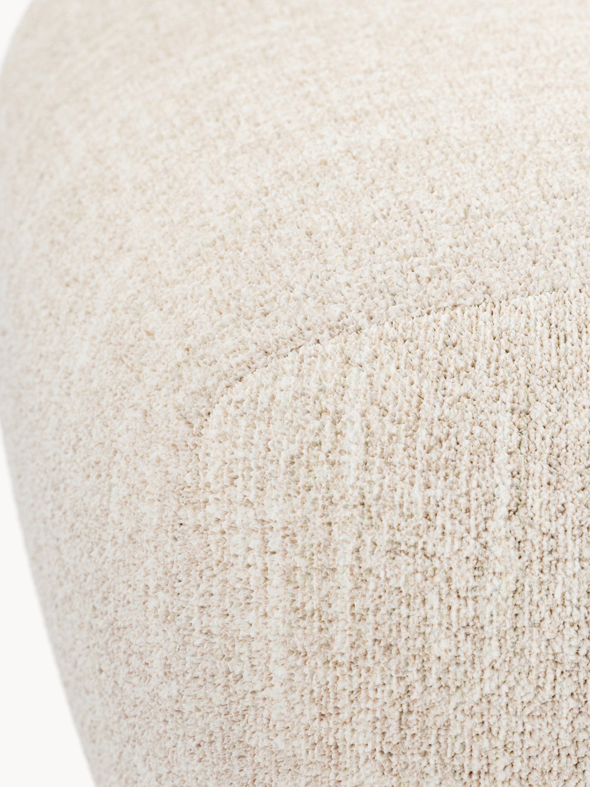 Großer Bouclé-Sofa-Hocker Wolke