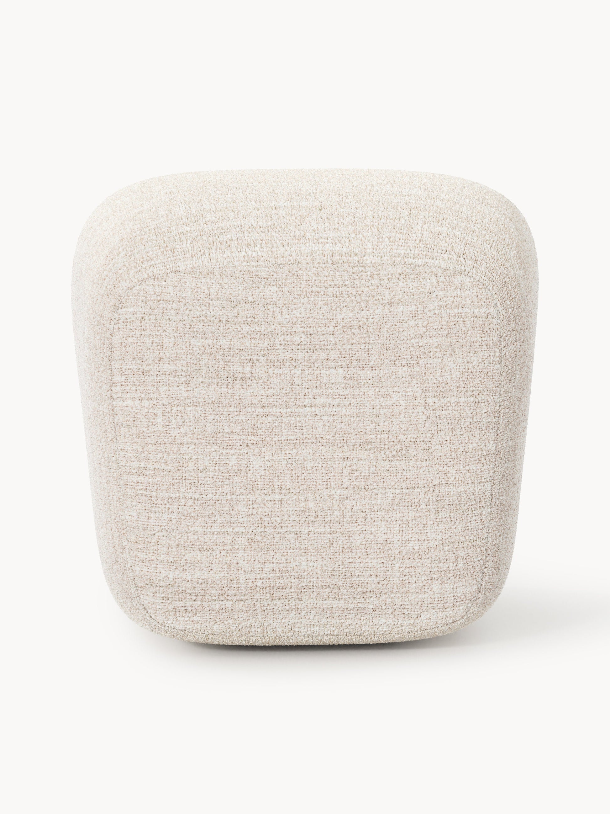 Hoher Bouclé-Sofa-Hocker Wolke