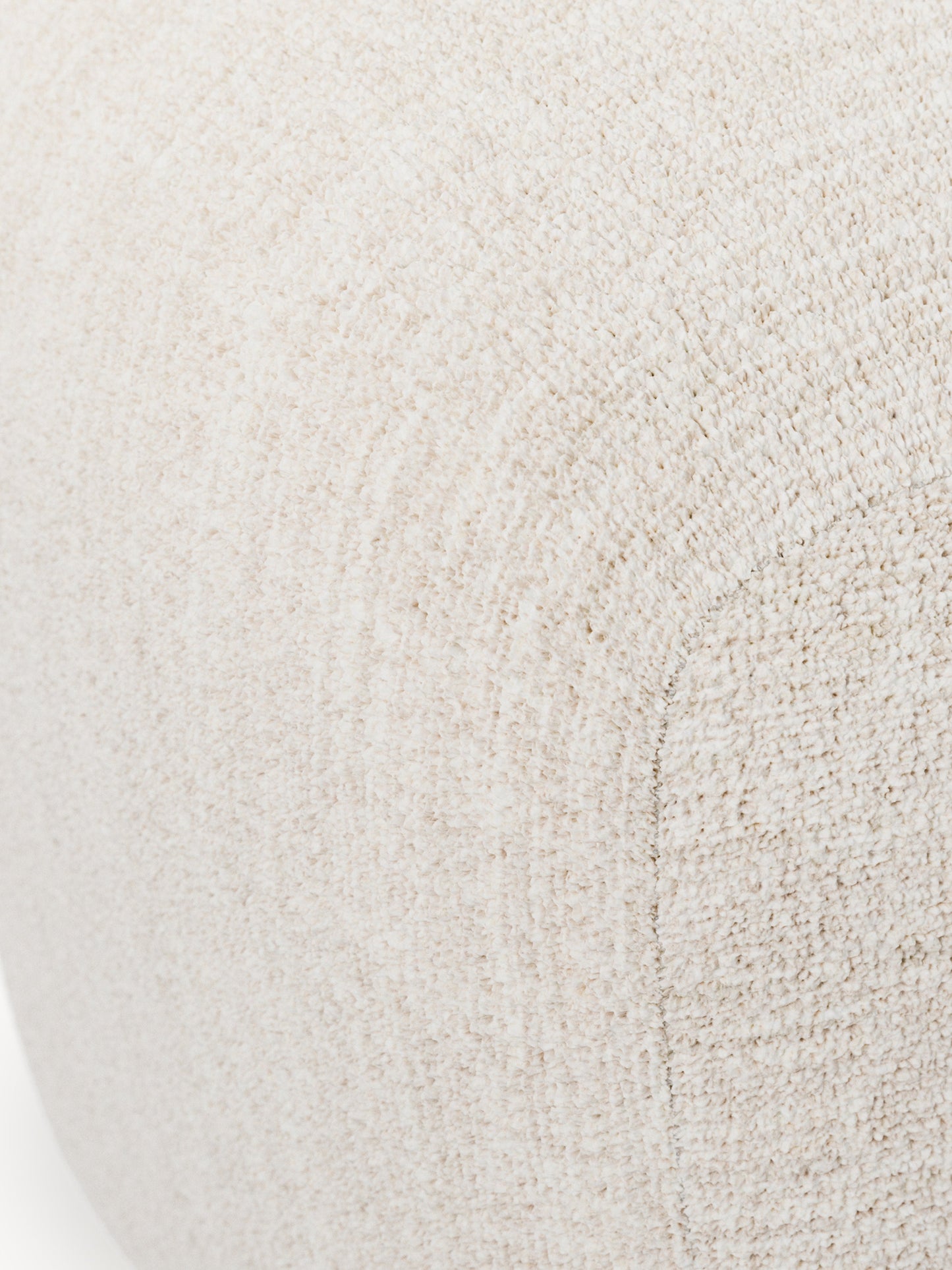 Hoher Bouclé-Sofa-Hocker Wolke
