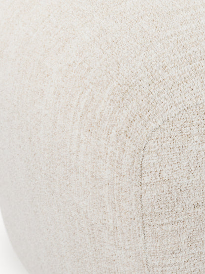 Hoher Bouclé-Sofa-Hocker Wolke