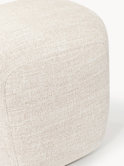 Hoher Bouclé-Sofa-Hocker Wolke
