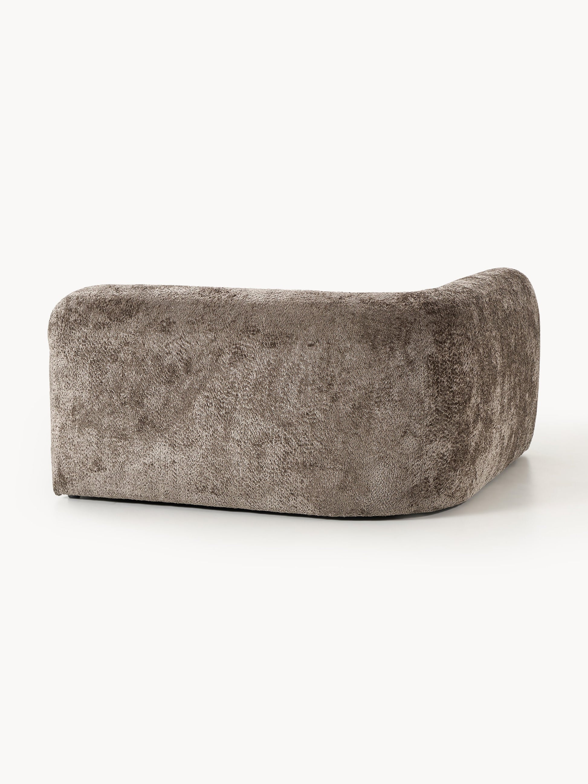 Rundes Teddy-Bouclé-Eckmodul Wolke