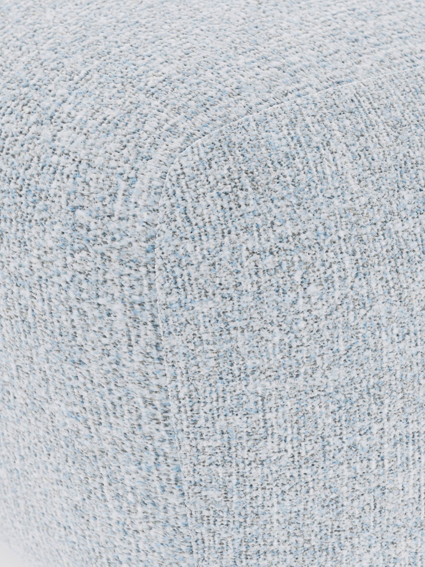 Ovaler Bouclé-Sofa-Hocker Wolke