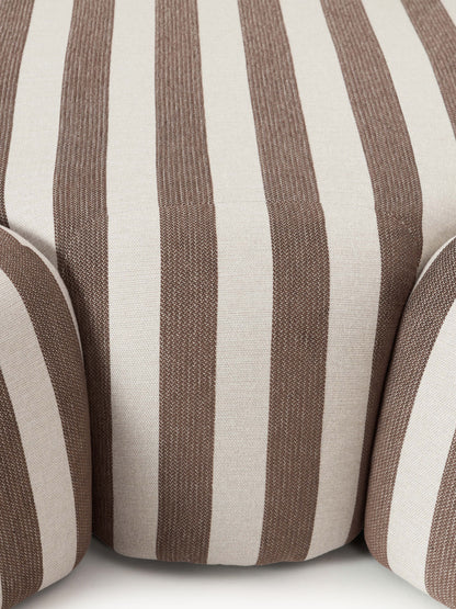 Modulares Gestreiftes XL-Sofa Wolke