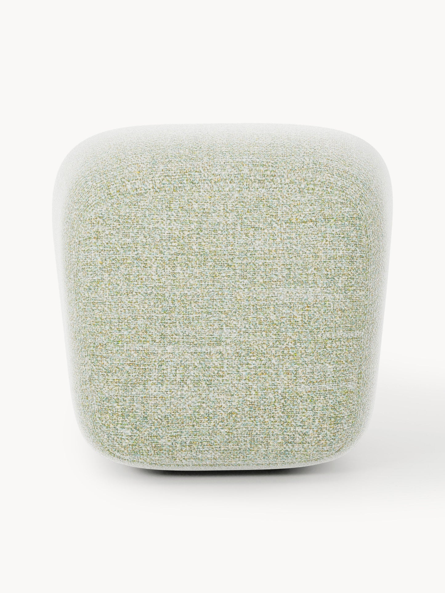 Hoher Bouclé-Sofa-Hocker Wolke