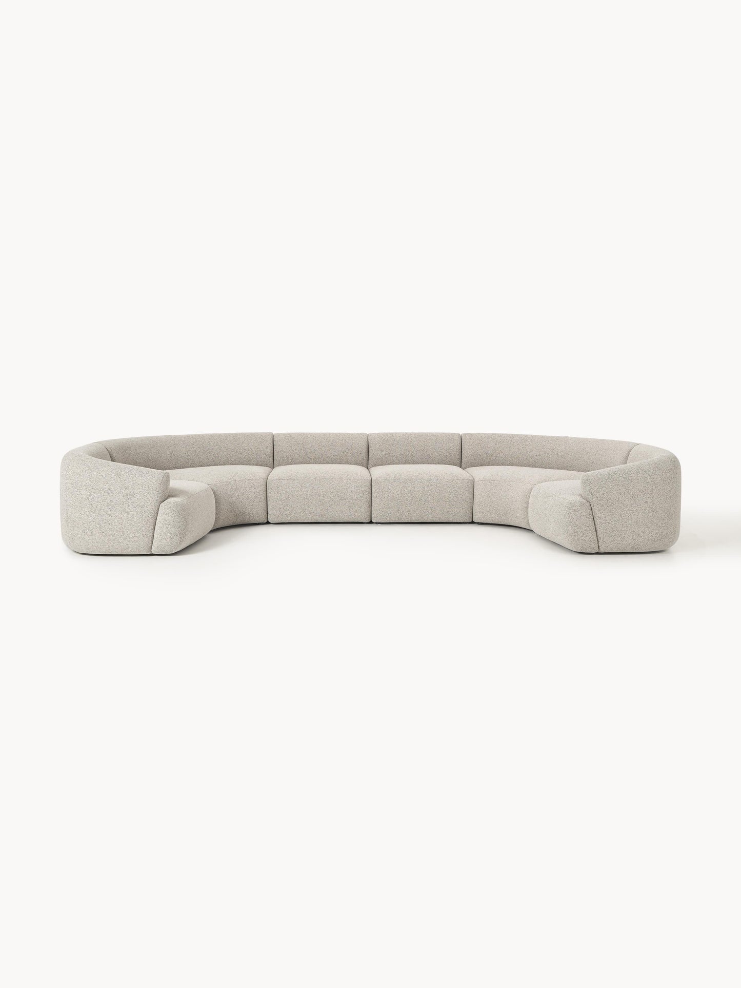 Modulares Bouclé-XL-Sofa Sofia