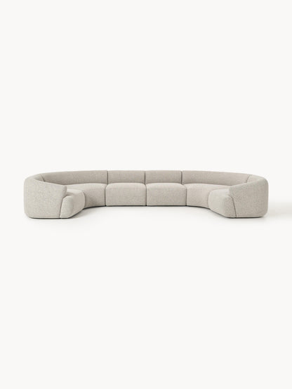 Modulares Bouclé-XL-Sofa Sofia