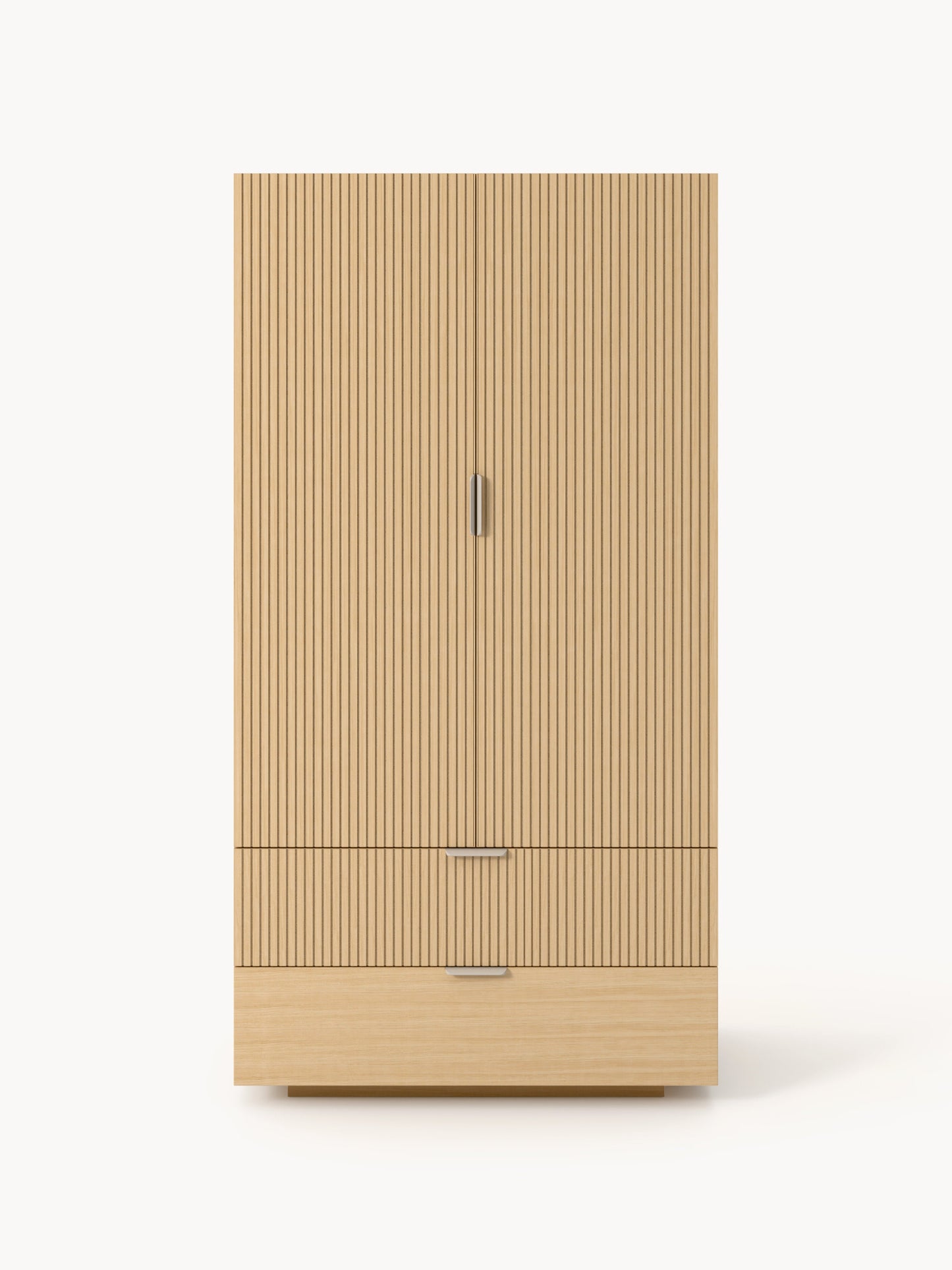 Kompakt-Kleiderschrank Sato aus Holz