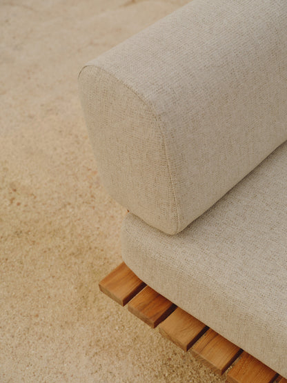 Garten-Doppel-Daybed Eiko aus Teakholz