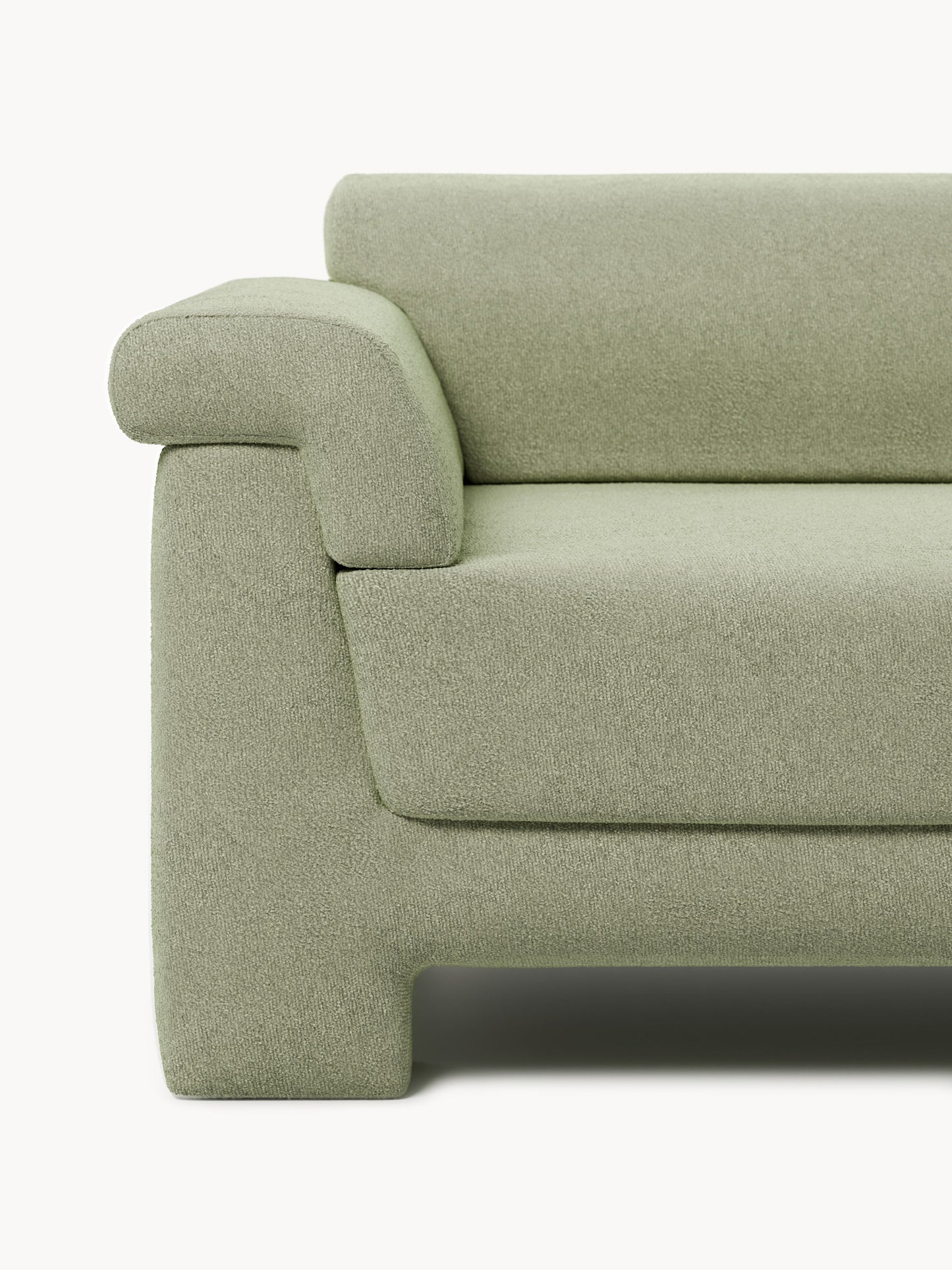 Bouclé-Sofa Atlas (3-Sitzer)