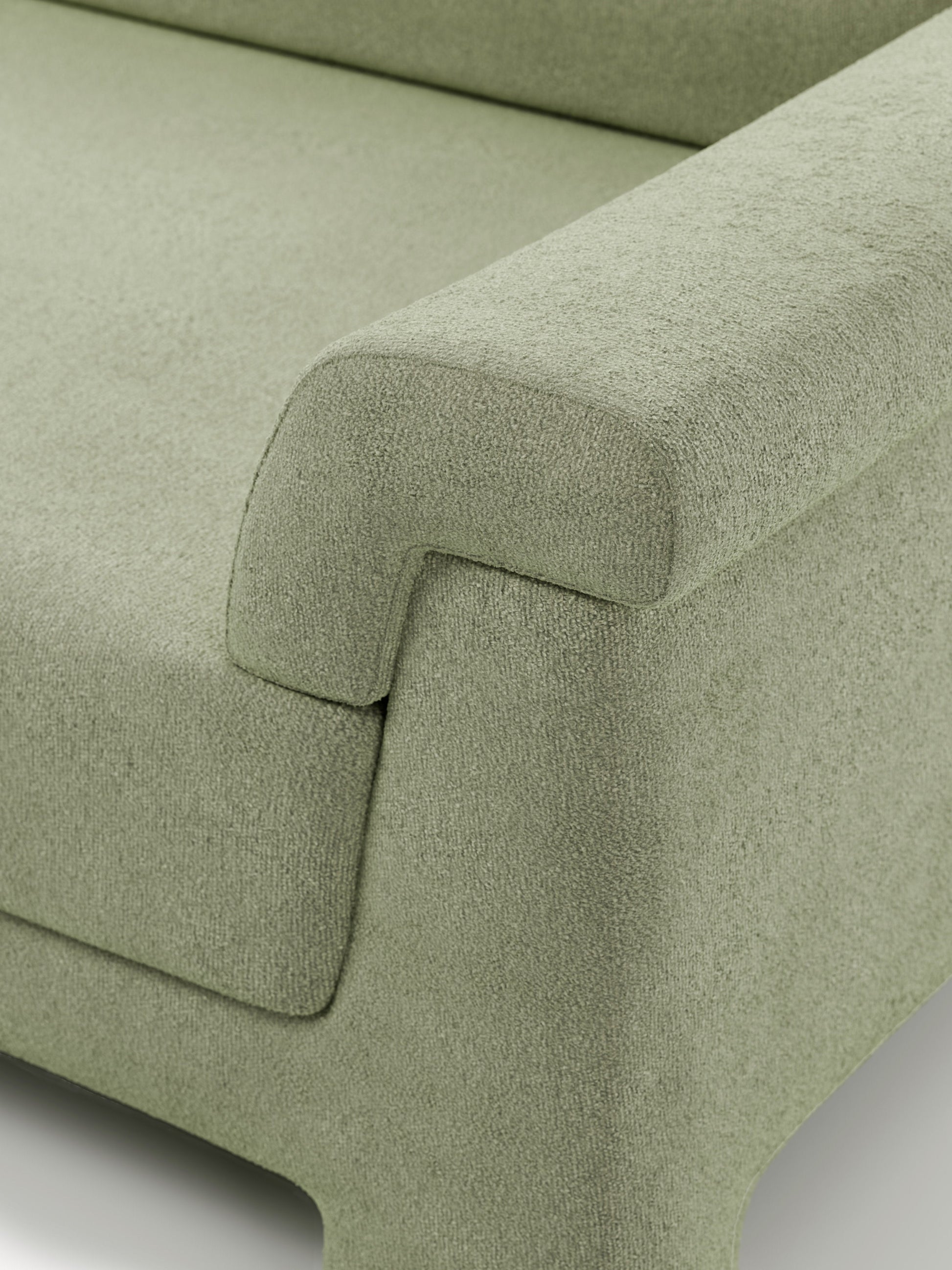 Bouclé-Sofa Atlas (3-Sitzer)