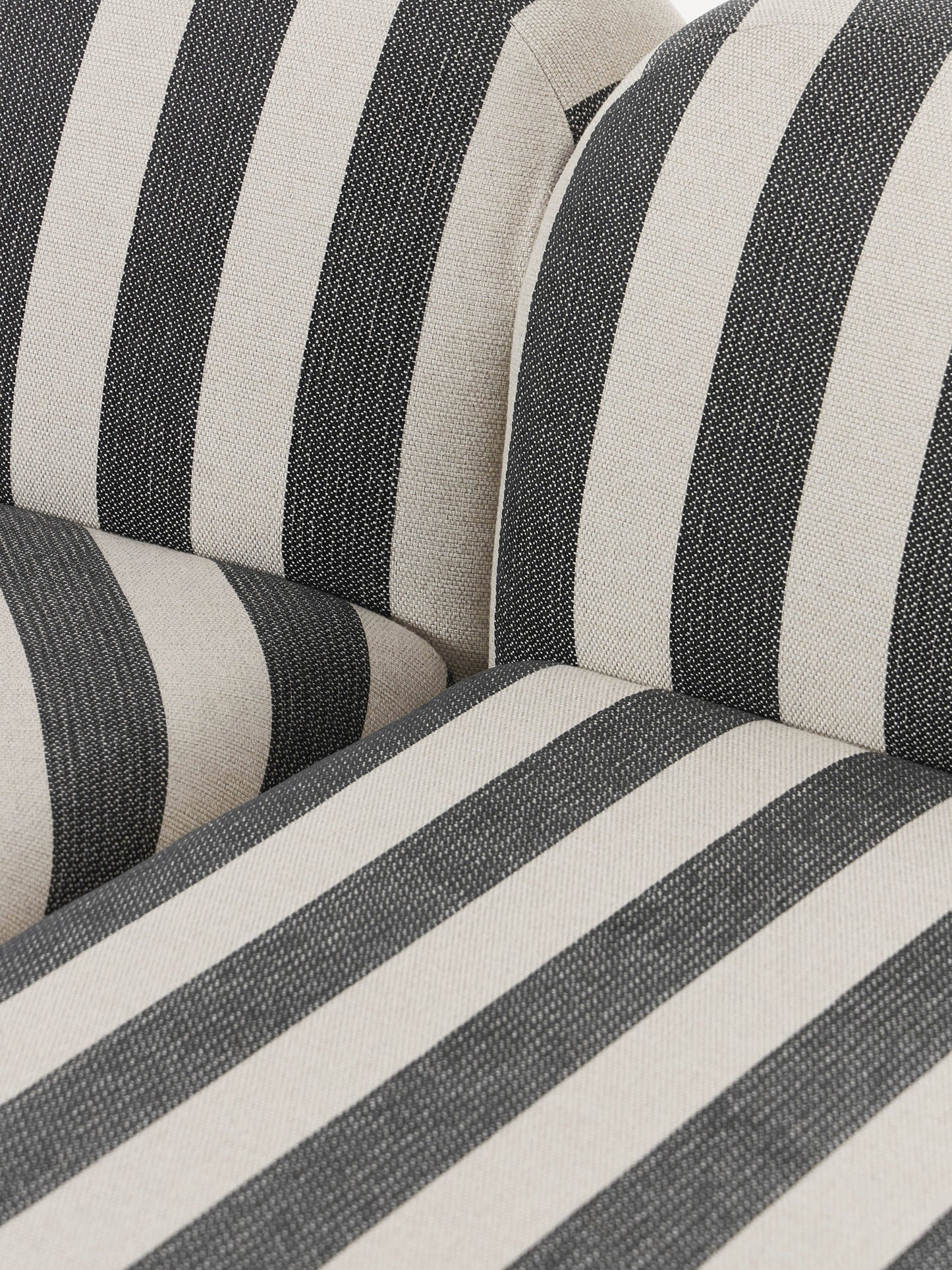 Modulares Gestreiftes Sofa Wolke (4-Sitzer)