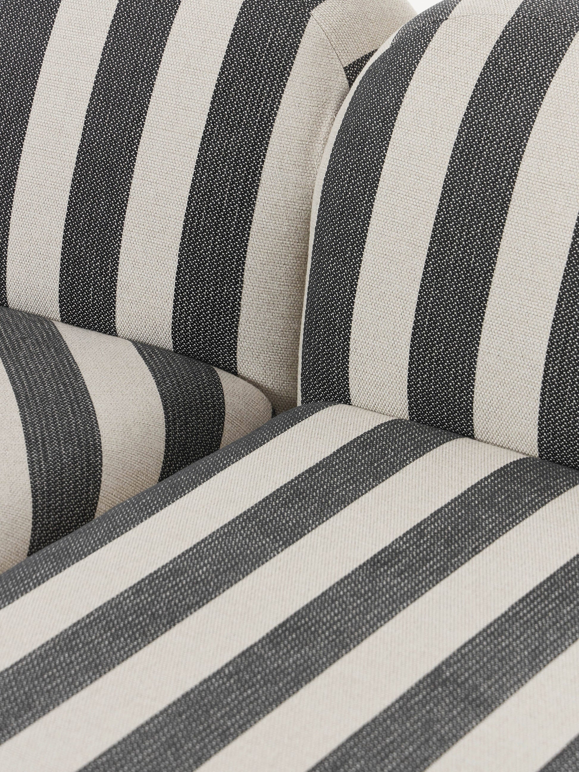 Modulares Gestreiftes Sofa Wolke (4-Sitzer)