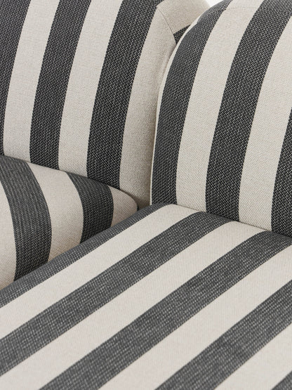 Modulares Gestreiftes Sofa Wolke (4-Sitzer)