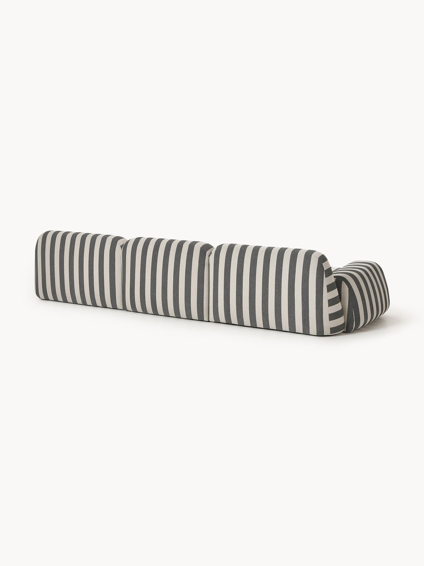 Modulares Gestreiftes Sofa Wolke (4-Sitzer)