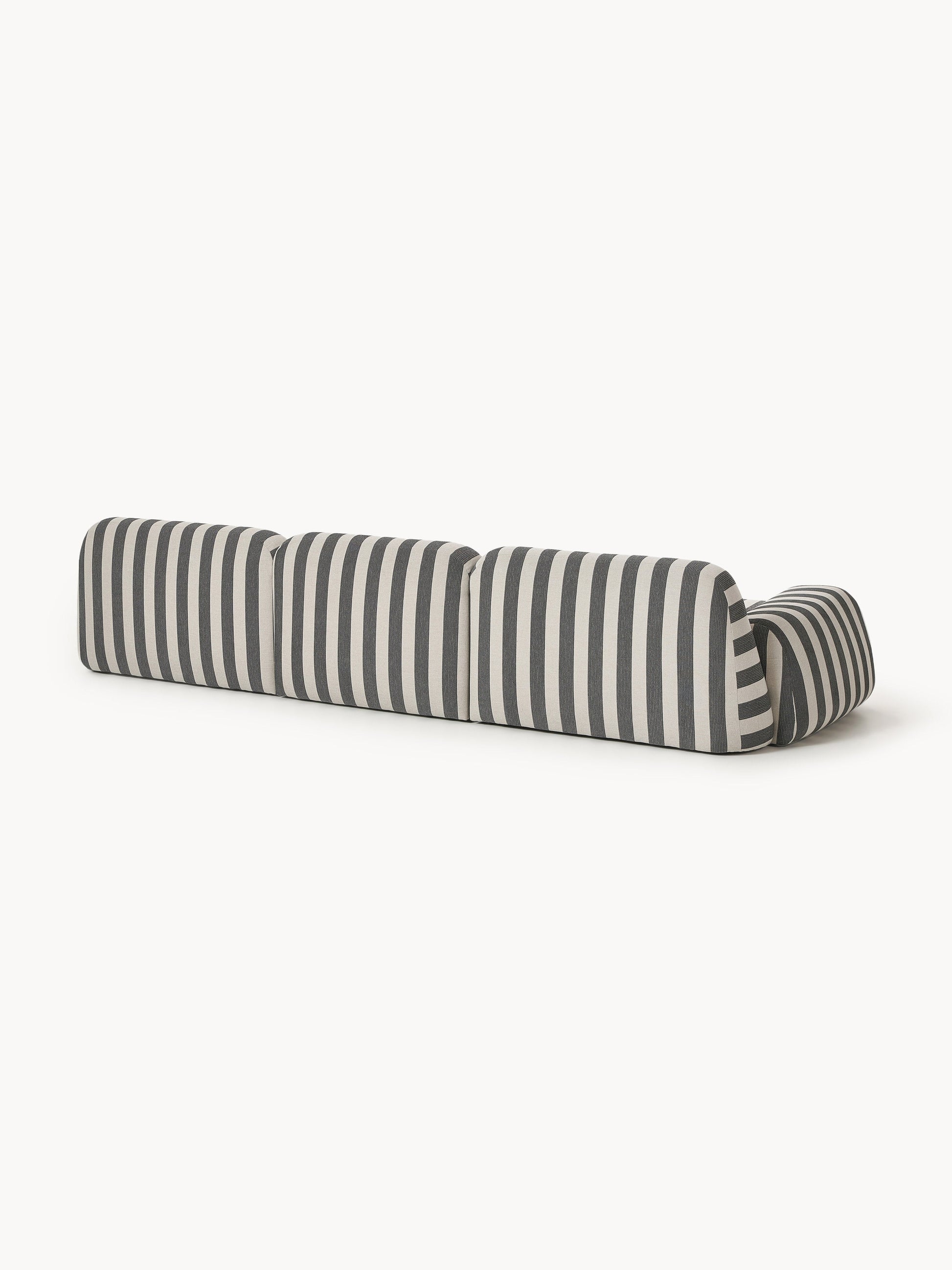 Modulares Gestreiftes Sofa Wolke (4-Sitzer)