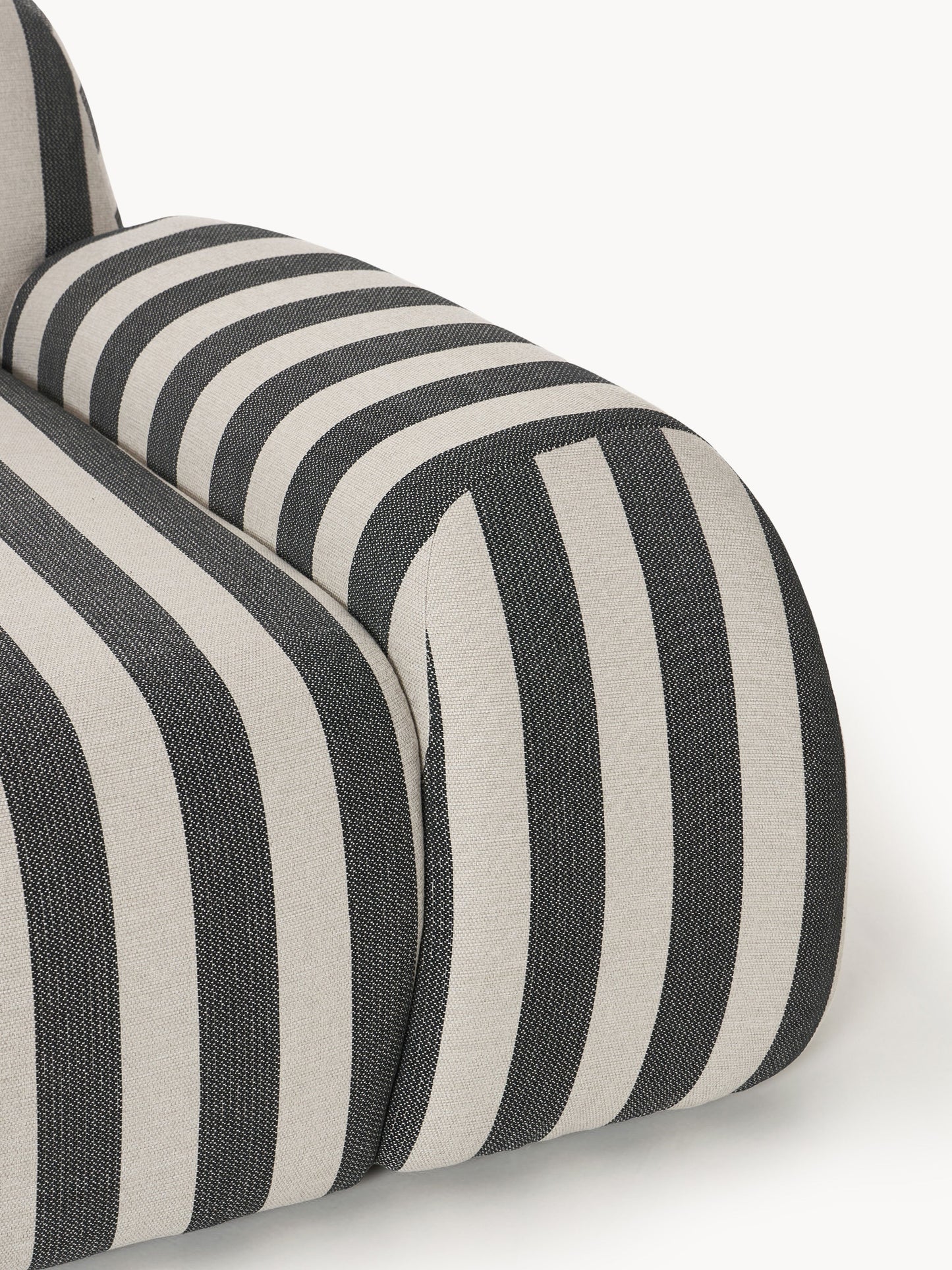 Modulares Gestreiftes Sofa Wolke (4-Sitzer)