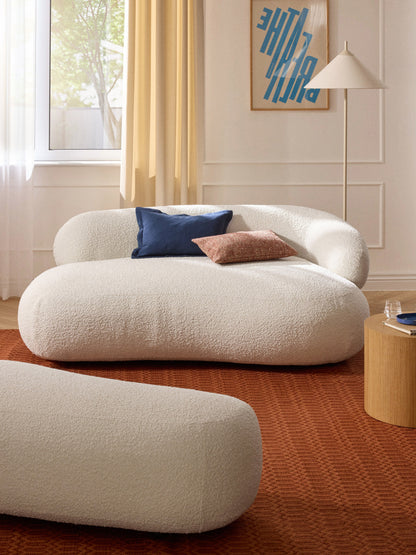 Bouclé-Sofa Alba (2-Sitzer)