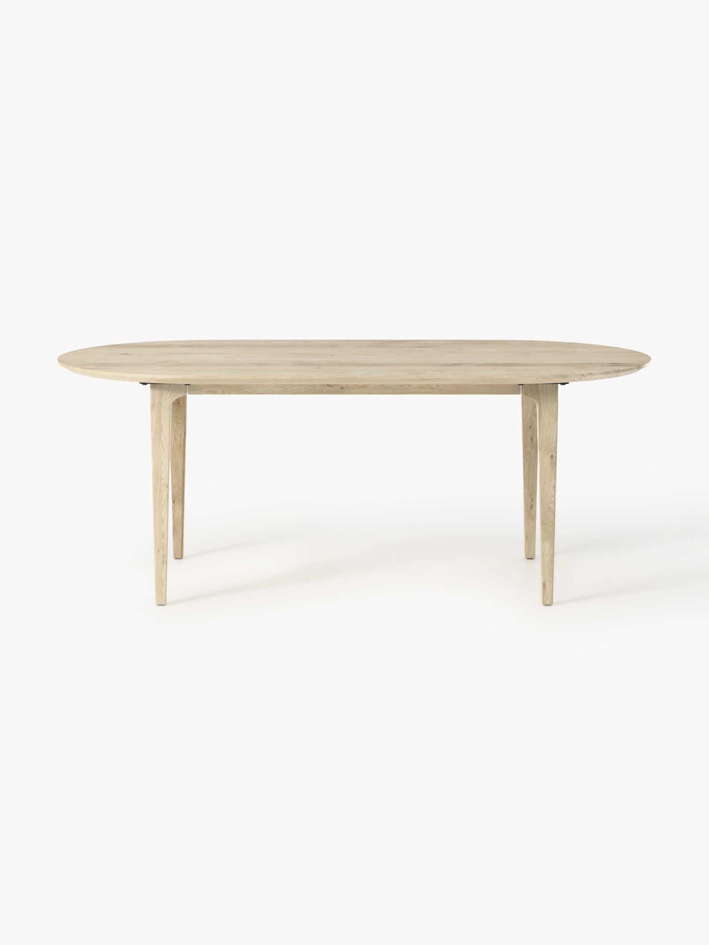 Ovaler Esstisch Archie aus Eichenholz, 200 x 100 cm