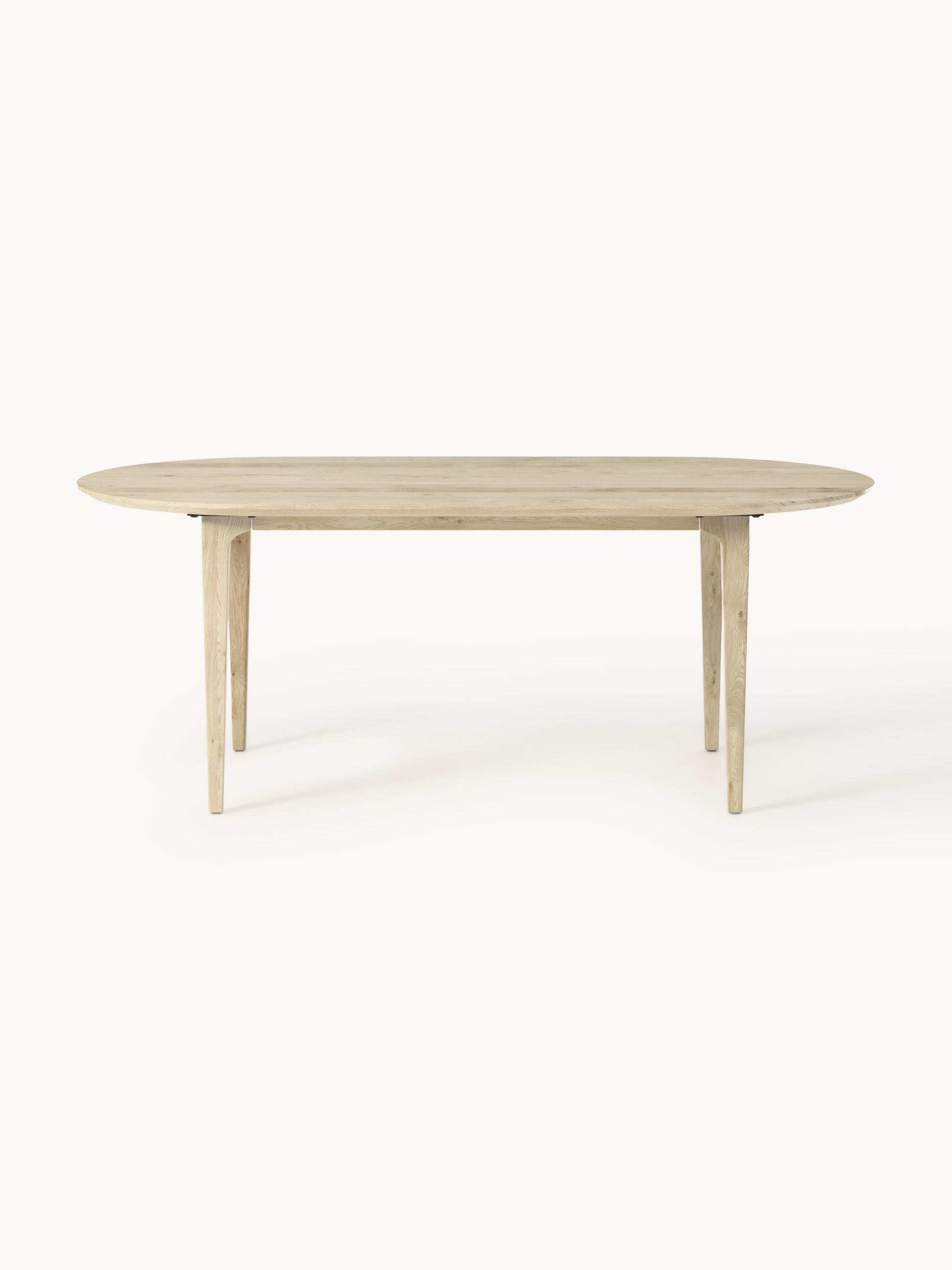 Ovaler Esstisch Archie aus Eichenholz, 200 x 100 cm