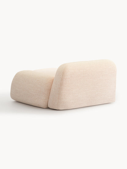 Bouclé-Chaise-Eckmodul Wolke