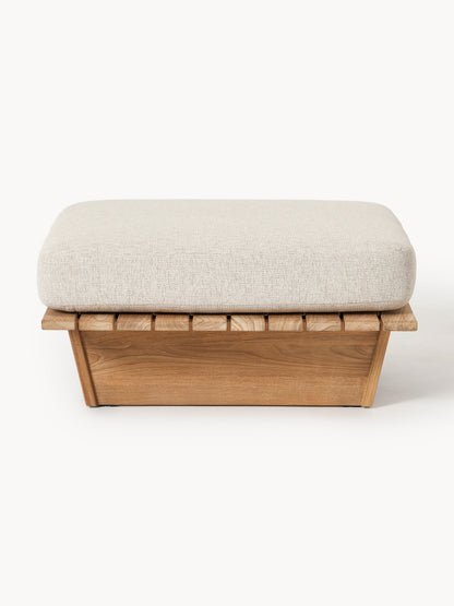 Garten-Sofa-Hocker Eiko aus Teakholz