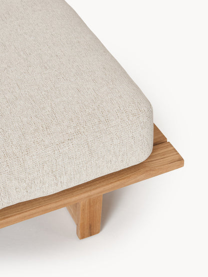 Garten-Sofa-Hocker Eiko aus Teakholz