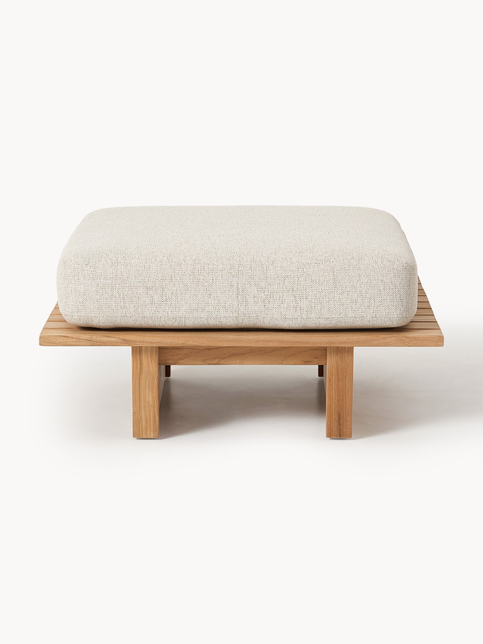 Garten-Sofa-Hocker Eiko aus Teakholz