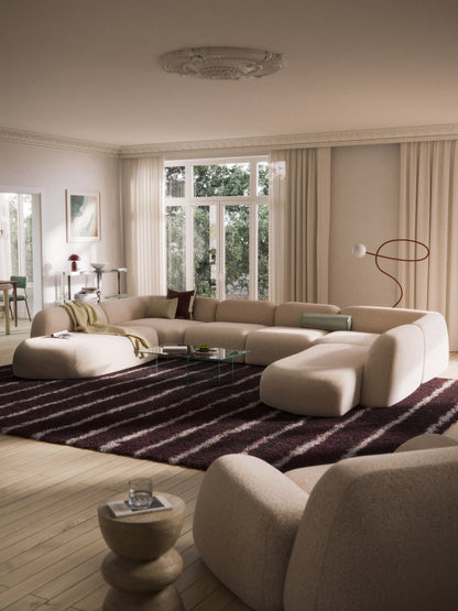 Modulares Bouclé-XL-Sofa Wolke