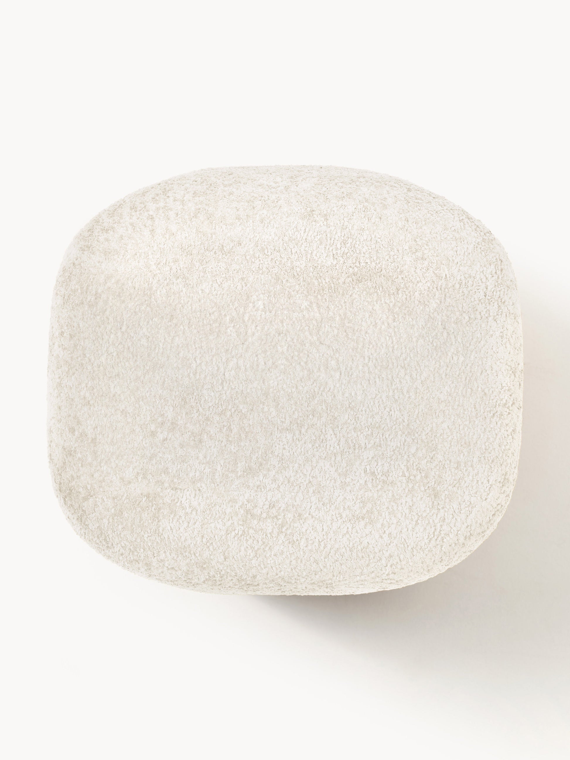 Hohe Ottomane Wolke aus Teddy-Bouclé