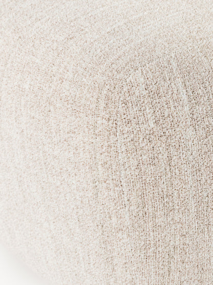 Ovaler Bouclé-Sofa-Hocker Wolke