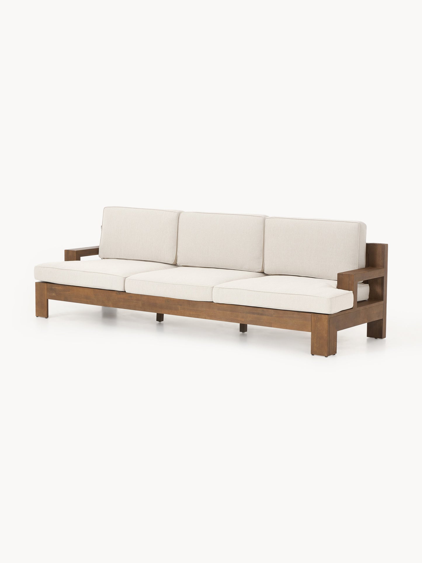 Garten-Loungesofa Joshua (3-Sitzer) aus Akazienholz