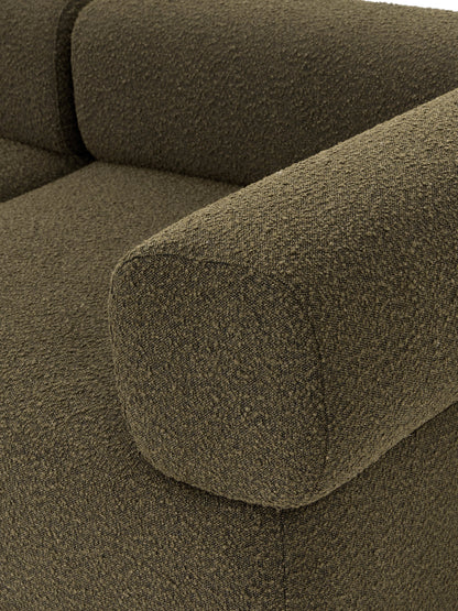 Modulares Bouclé-Sofa Anton (4-Sitzer)