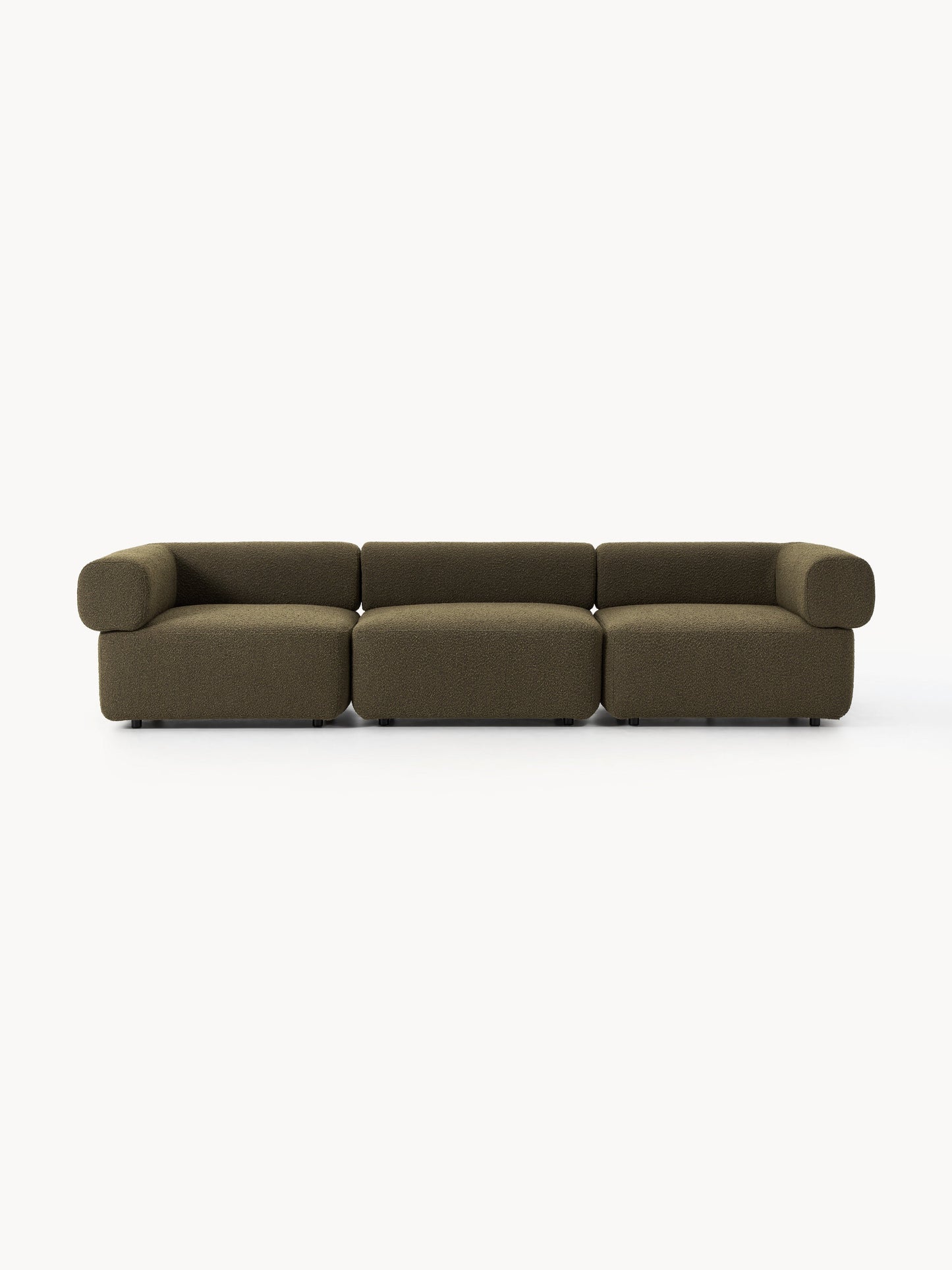 Galeriebild 1 - Modulares Bouclé-Sofa Anton (4-Sitzer)