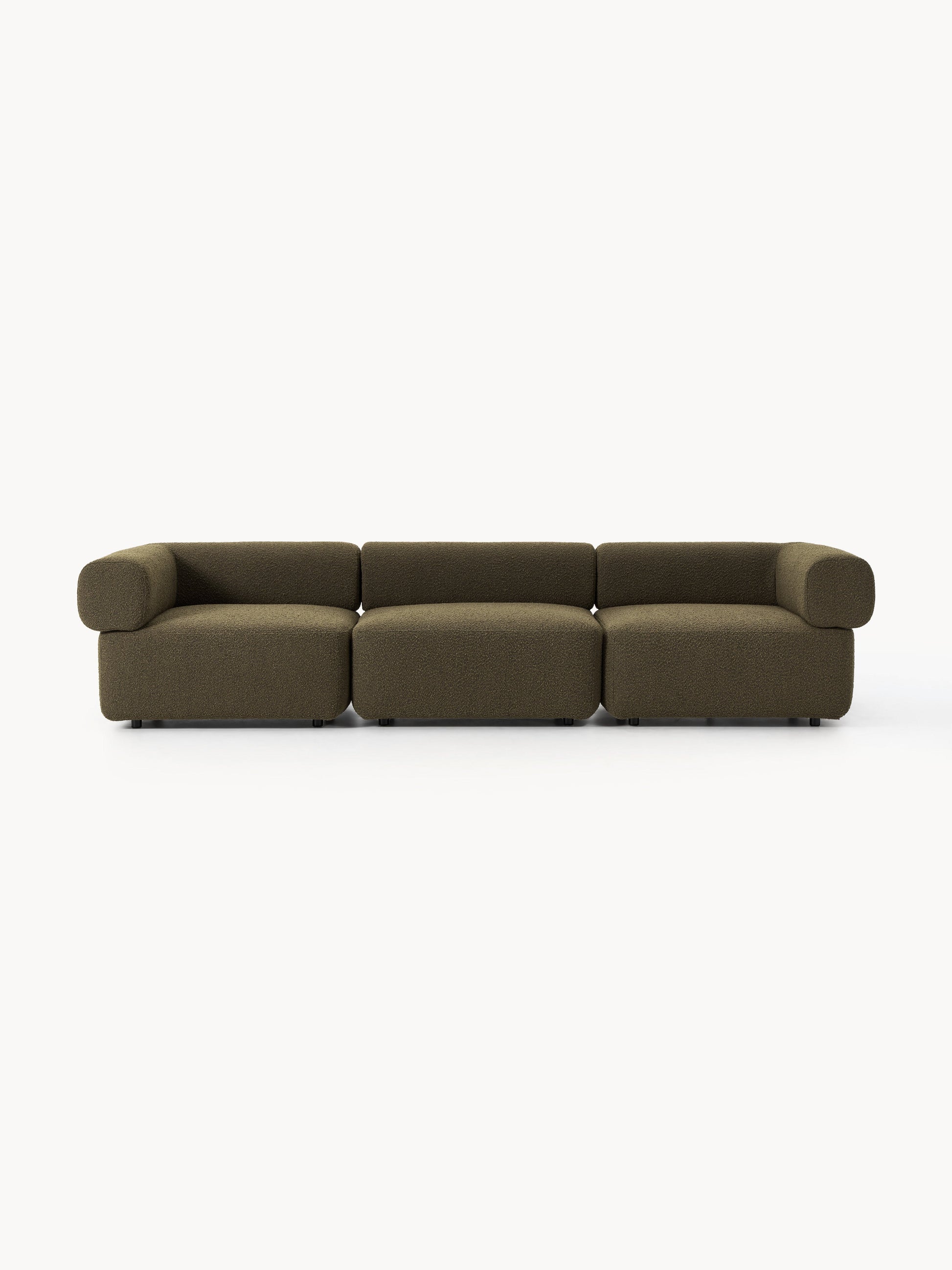 Galeriebild 1 - Modulares Bouclé-Sofa Anton (4-Sitzer)