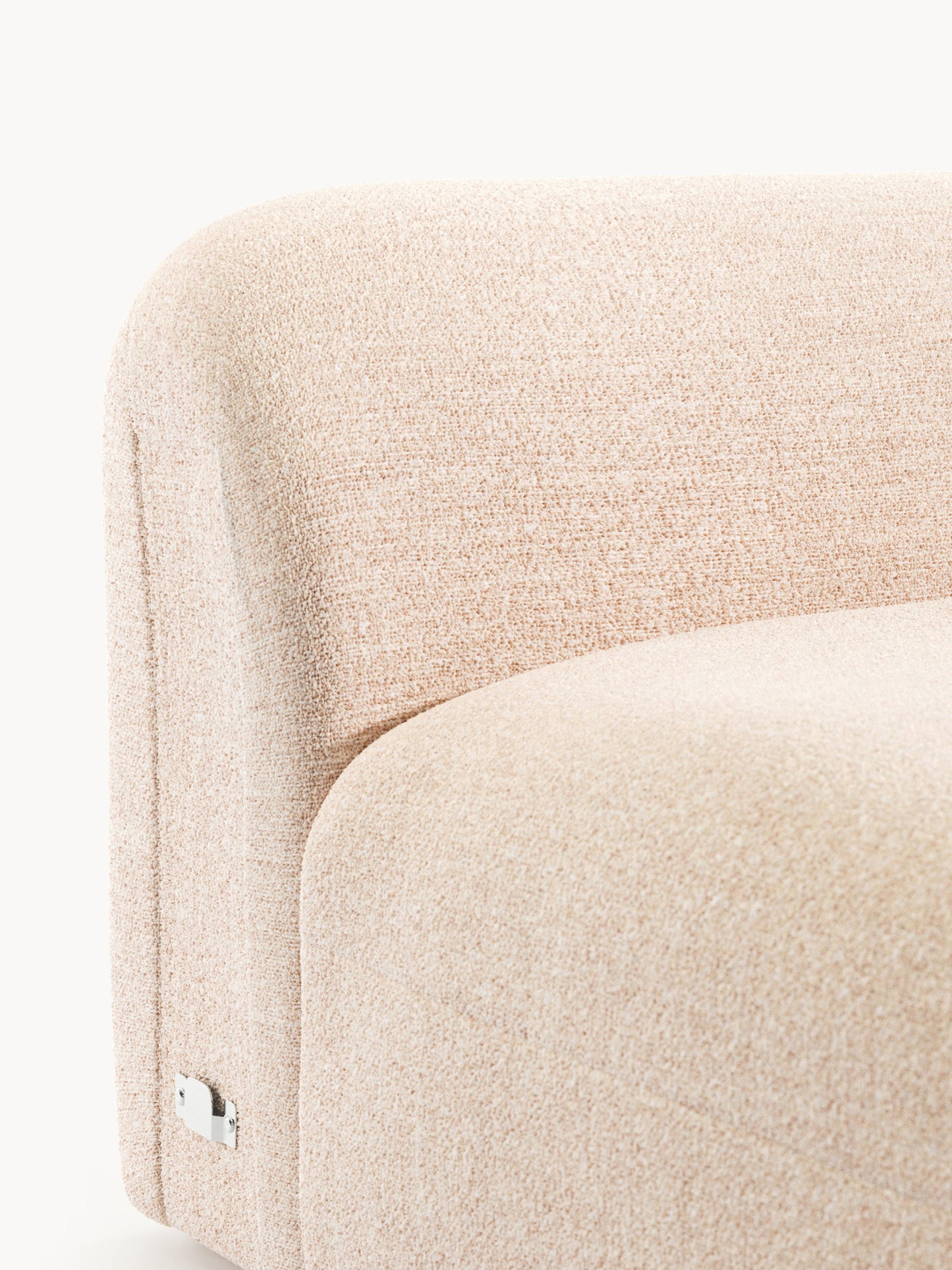 Bouclé-Chaise-Modul Wolke