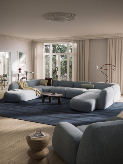 Modulares Bouclé-XL-Sofa Wolke