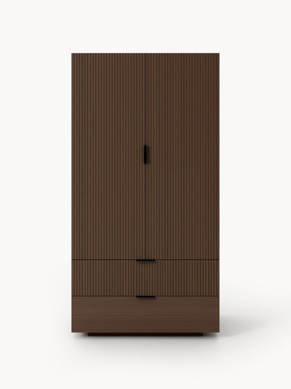 Kompakt-Kleiderschrank Sato aus Holz