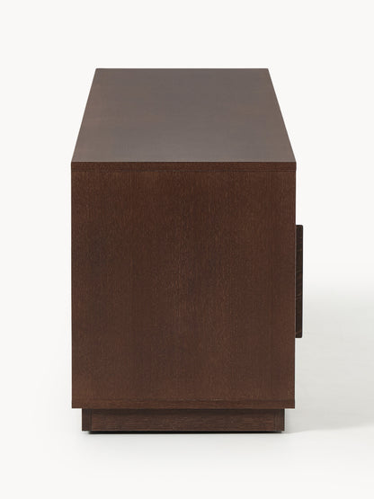 Holz-TV-Lowboard Wisp mit gepolsterter Front