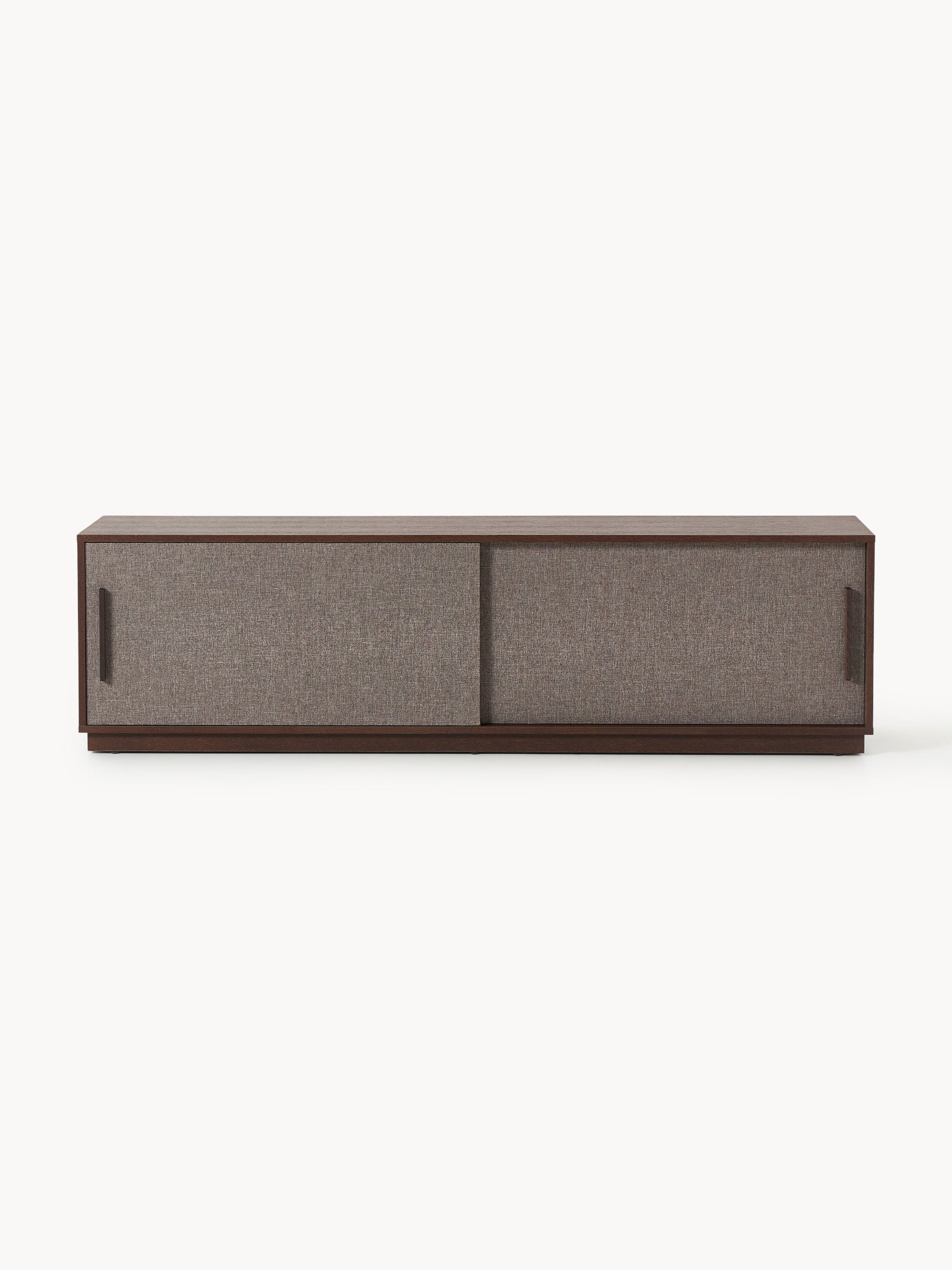 Holz-TV-Lowboard Wisp mit gepolsterter Front