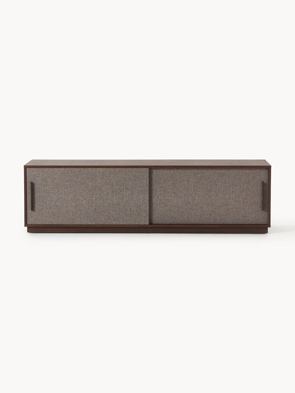 Holz-TV-Lowboard Wisp mit gepolsterter Front