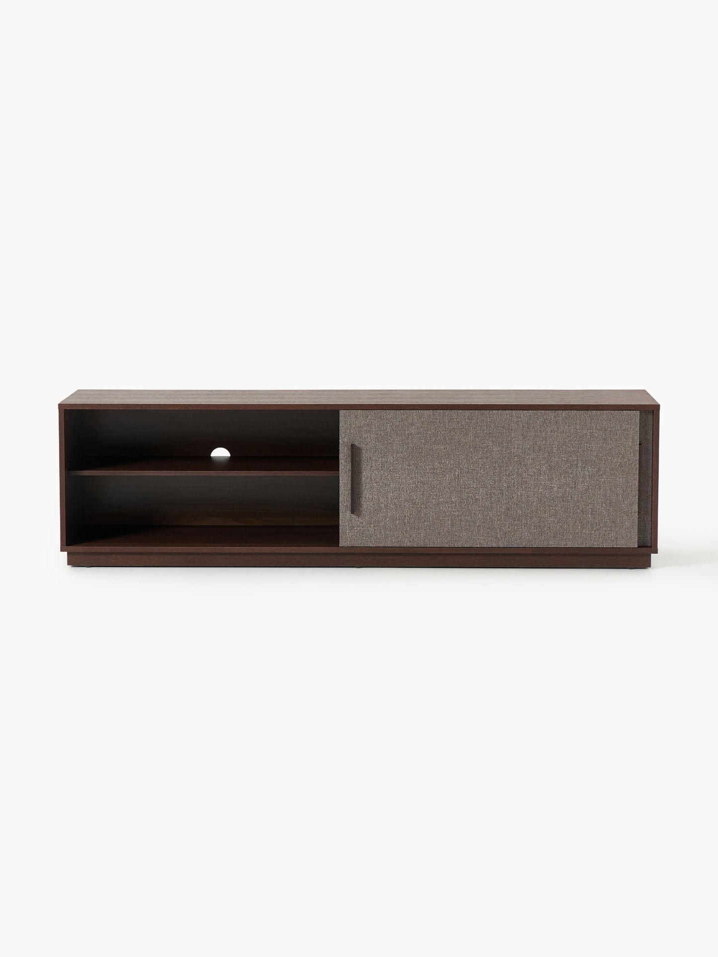Holz-TV-Lowboard Wisp mit gepolsterter Front